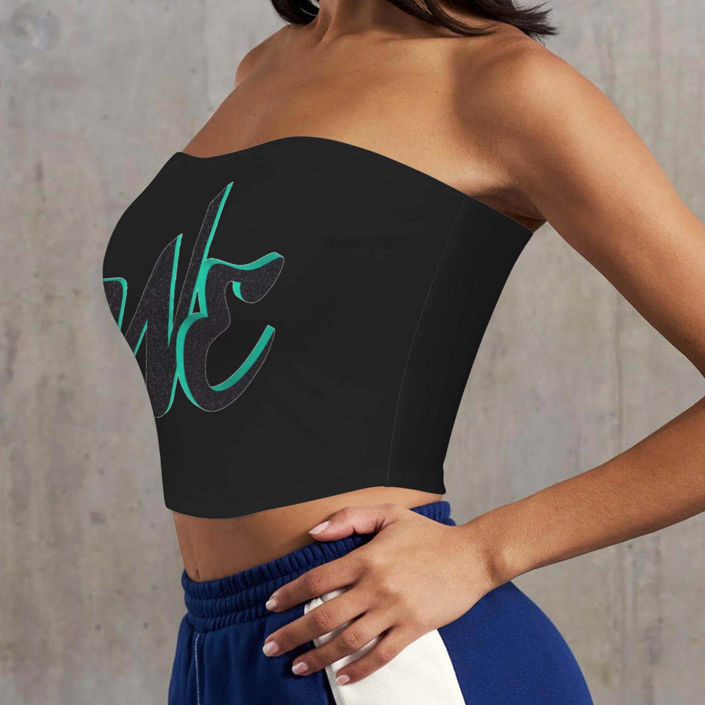 Backless Tube Crop Top