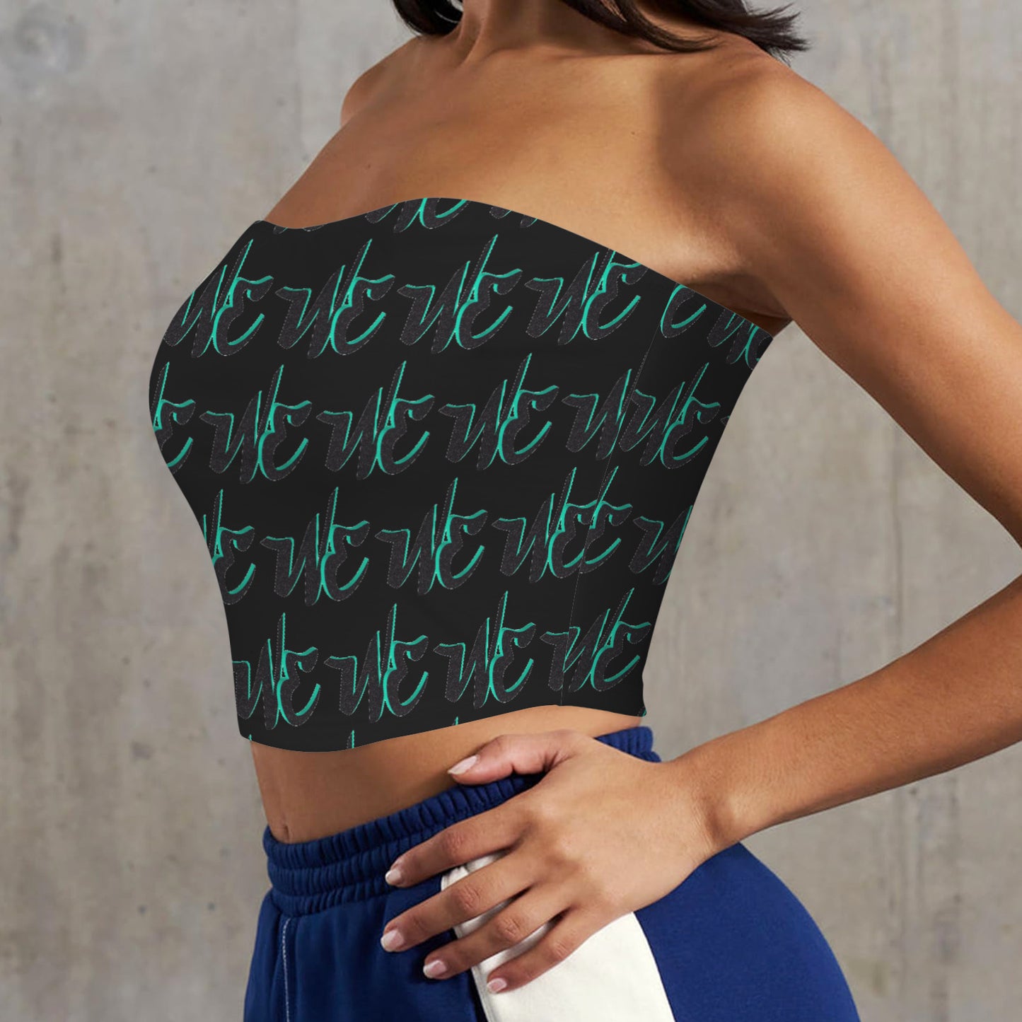 Backless Tube Crop Top